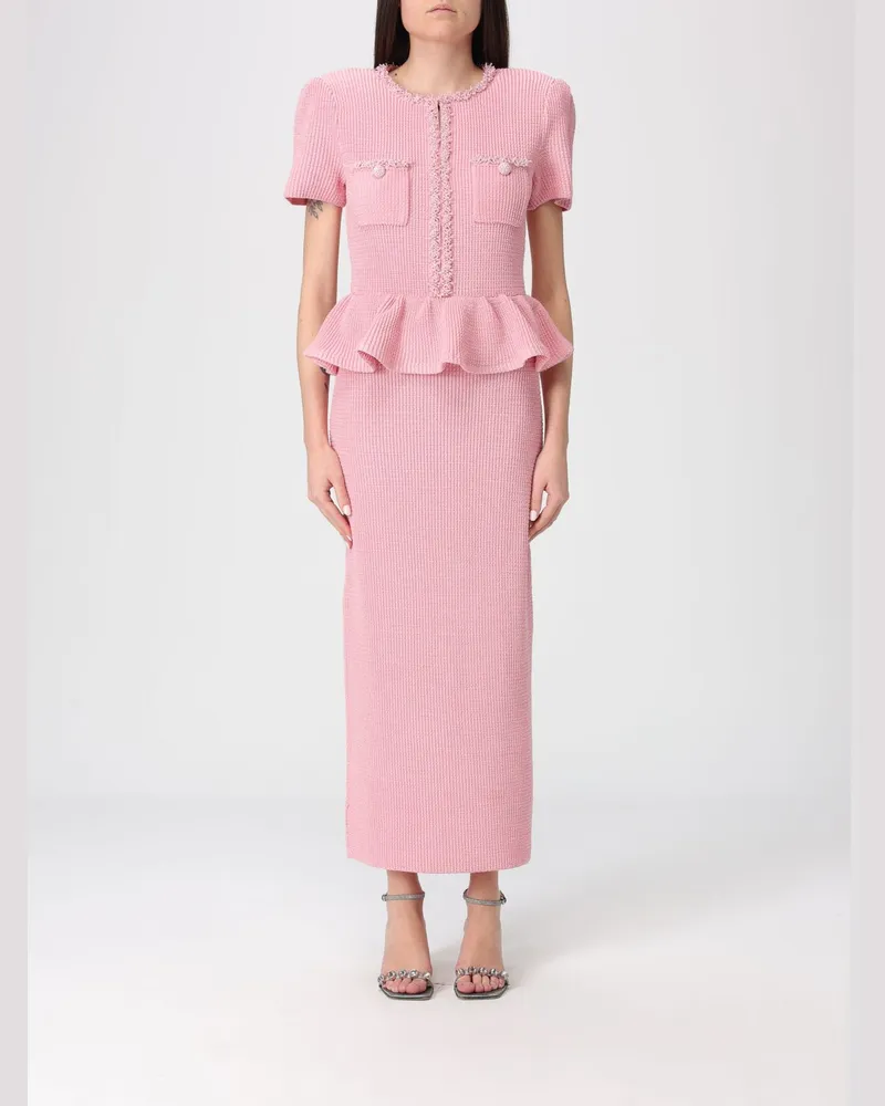 Self-Portrait Kleid damen Pink