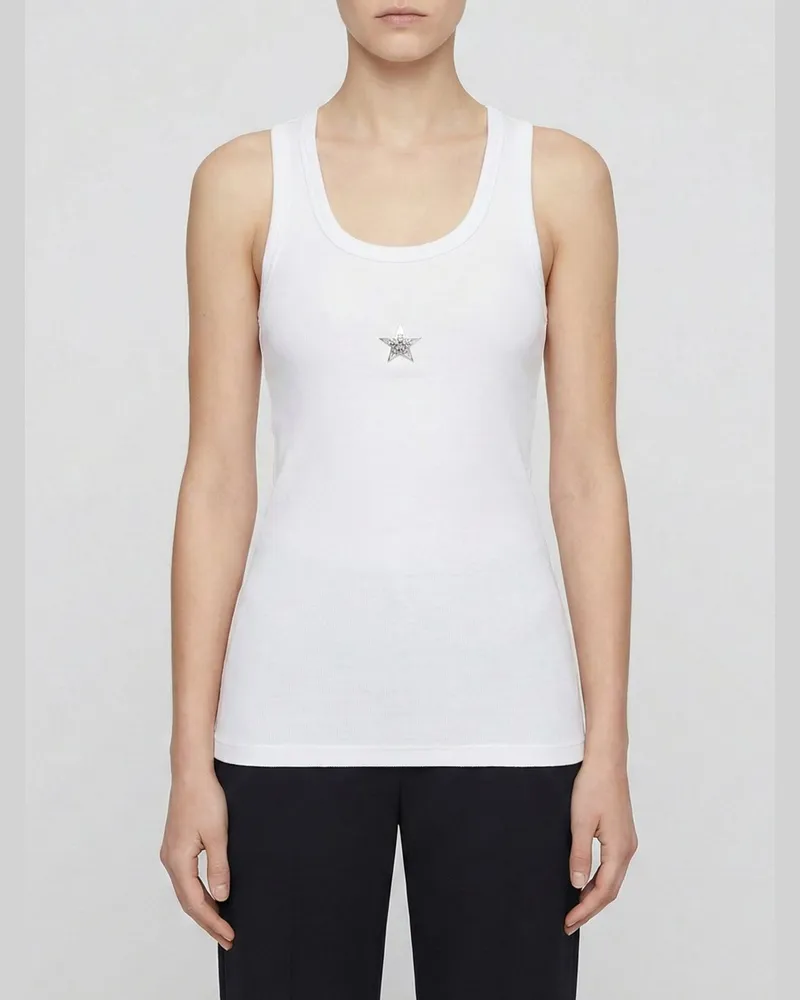 Stella McCartney Top damen Weiß