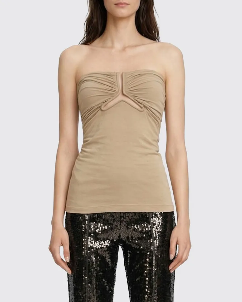 Rick Owens Top damen Beige