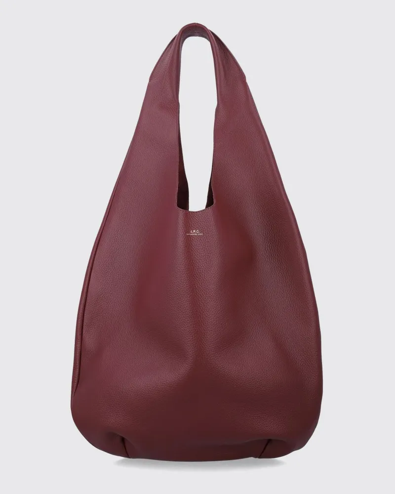 A.P.C. Handtasche damen Weinrot