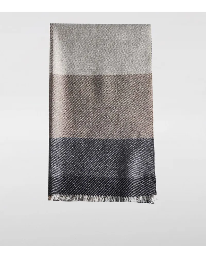 Brunello Cucinelli Schal herren Grau