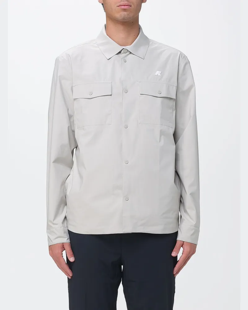 K-Way Umbert Overshirt aus technischem Gewebe Beige