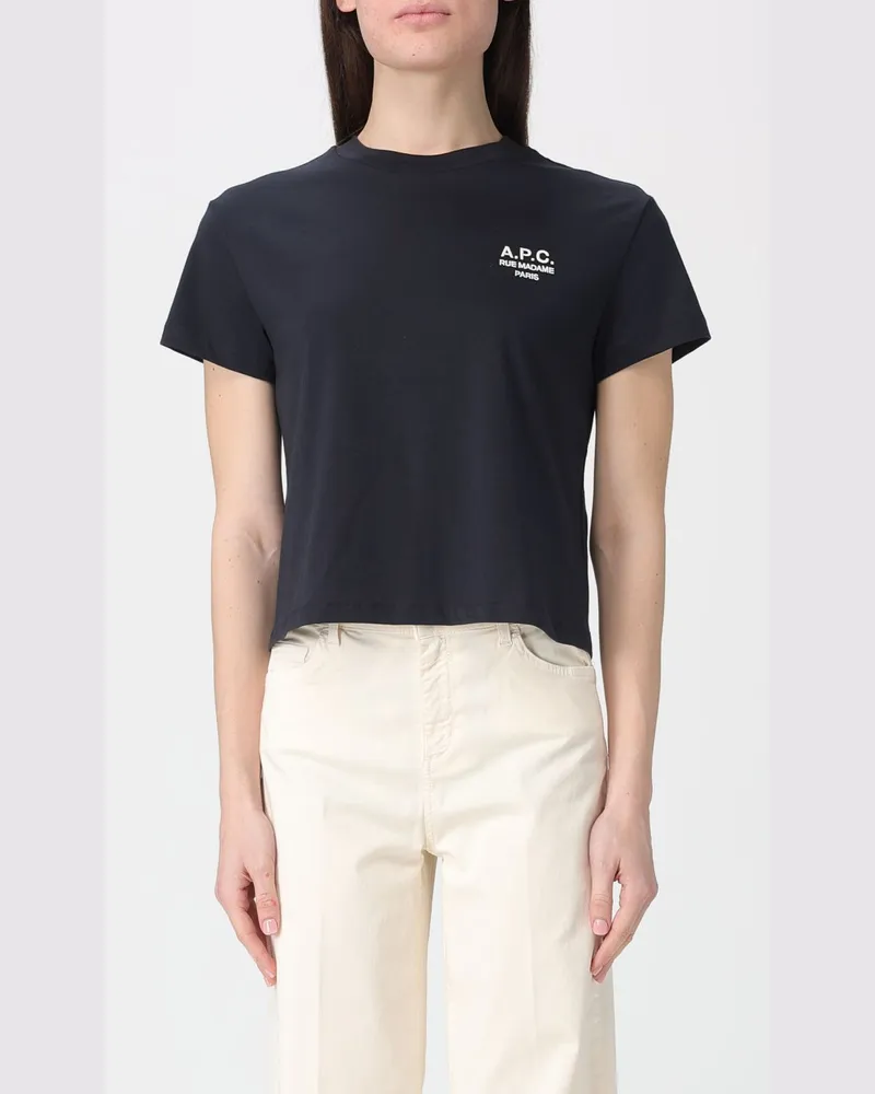 A.P.C. T-shirt damen Navy