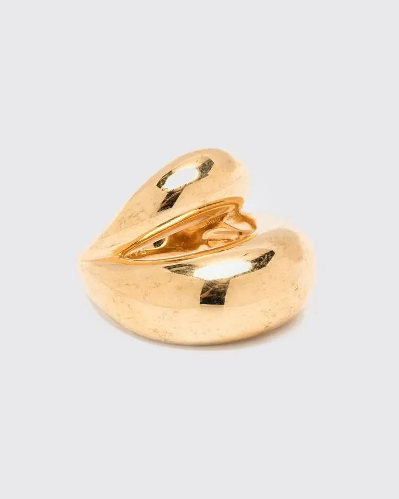 PANCONESI Double Blow Up Ring aus 18 Karat vergoldetem Messing Gold