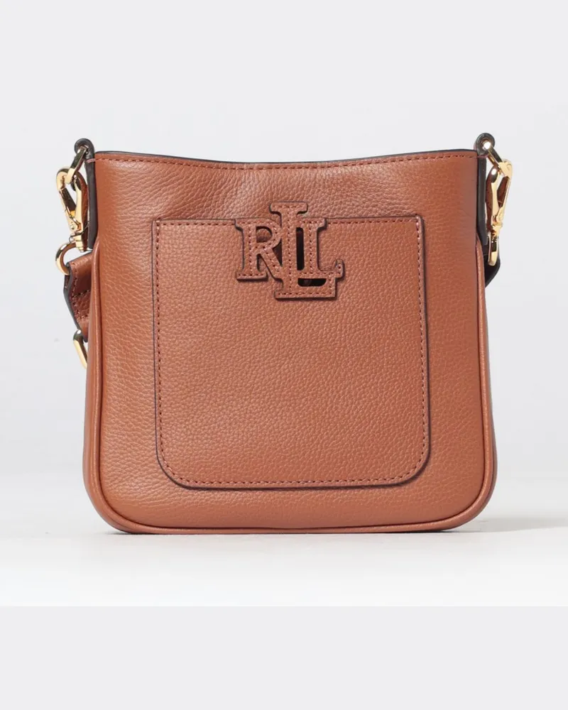 Ralph Lauren Tasche aus genarbtem Leder Leder