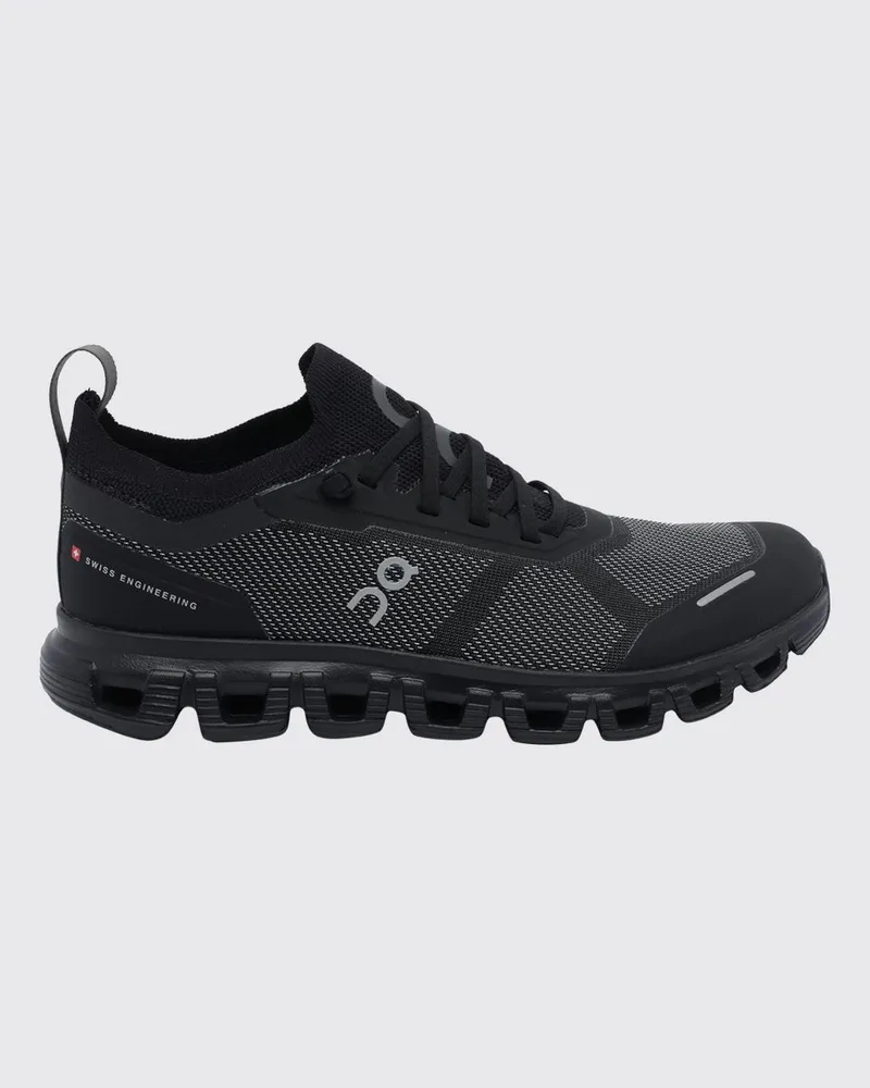 ON Cloud 6 Versa Slip-On-Sneakers aus recyceltem Funktionsstoff Schwarz