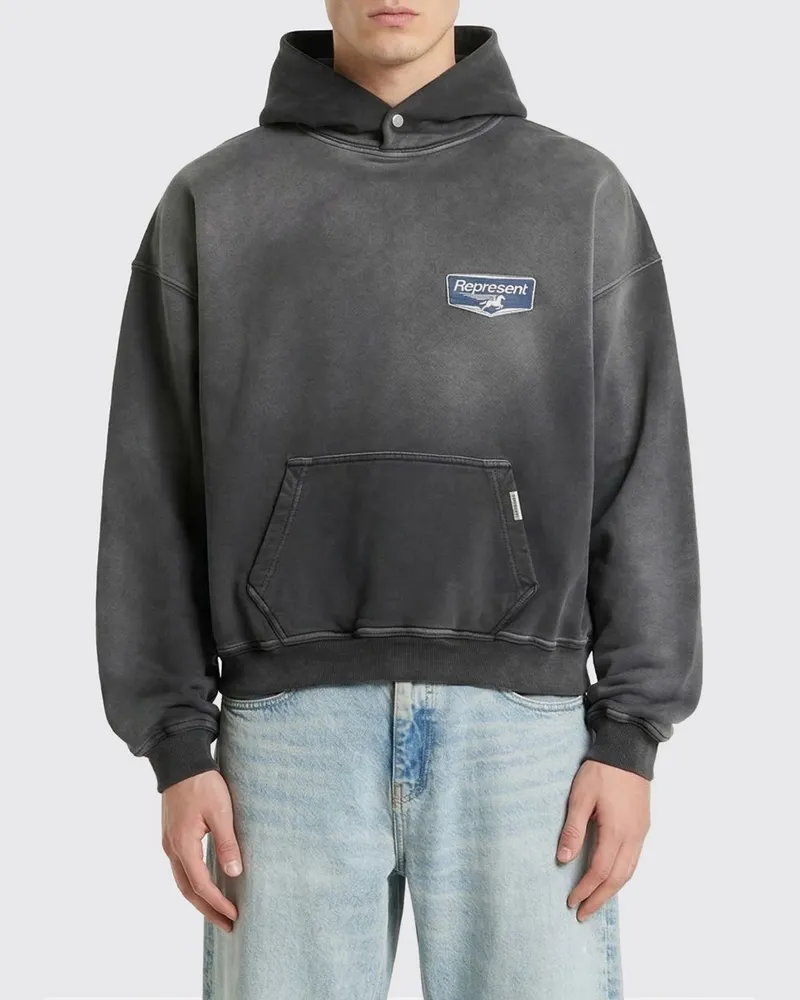 REPRESENT Sweatshirt herren Schwarz