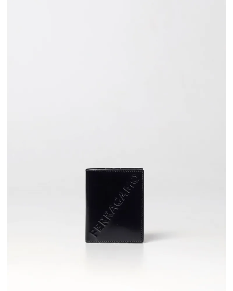 Ferragamo Portmonnaie herren Schwarz