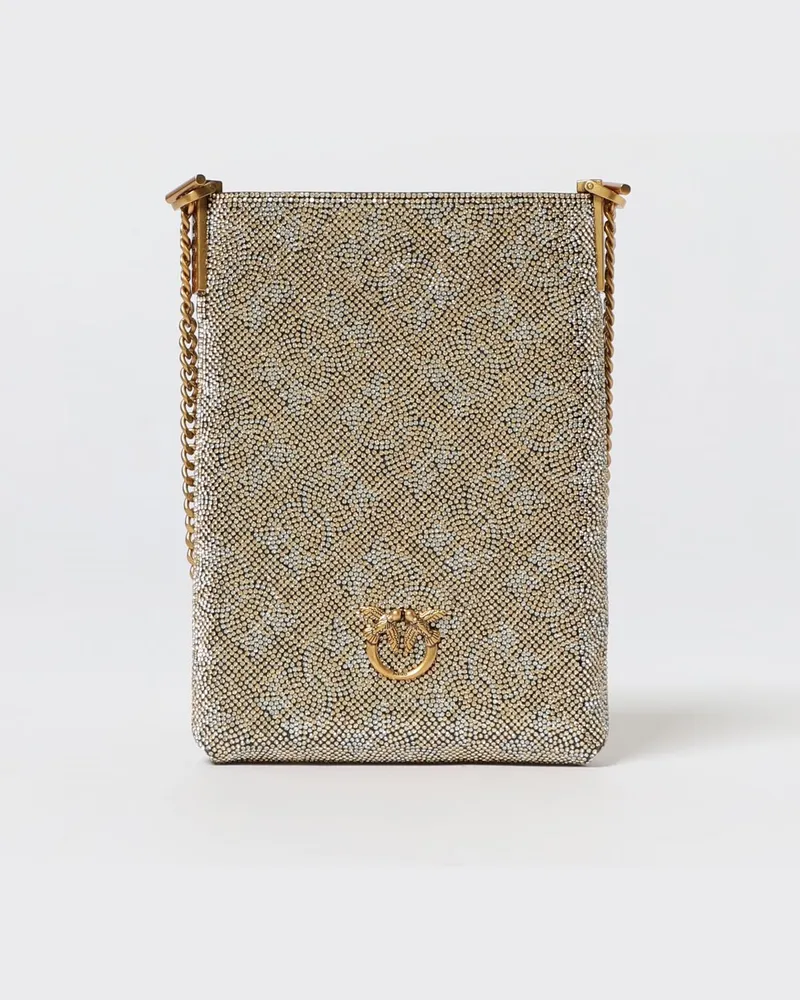 Pinko Handtasche damen Gold