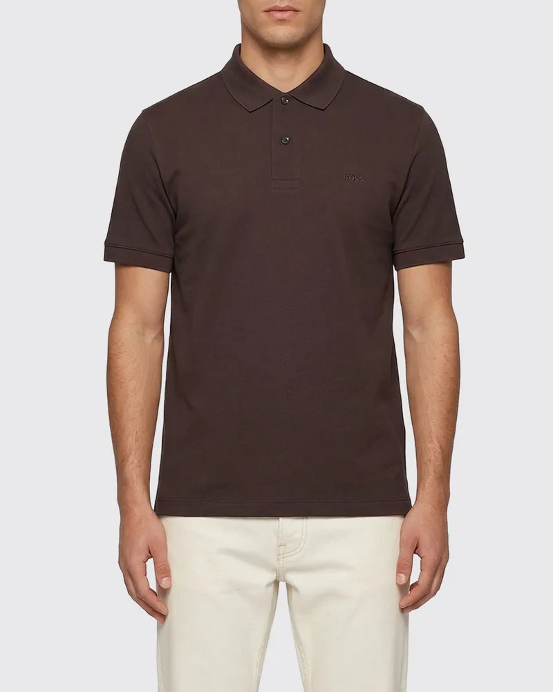 HUGO BOSS Polo herren Braun