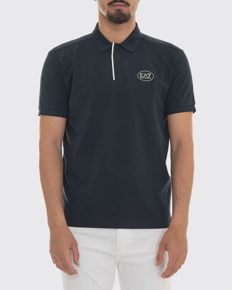 EA7 Polo herren Blau
