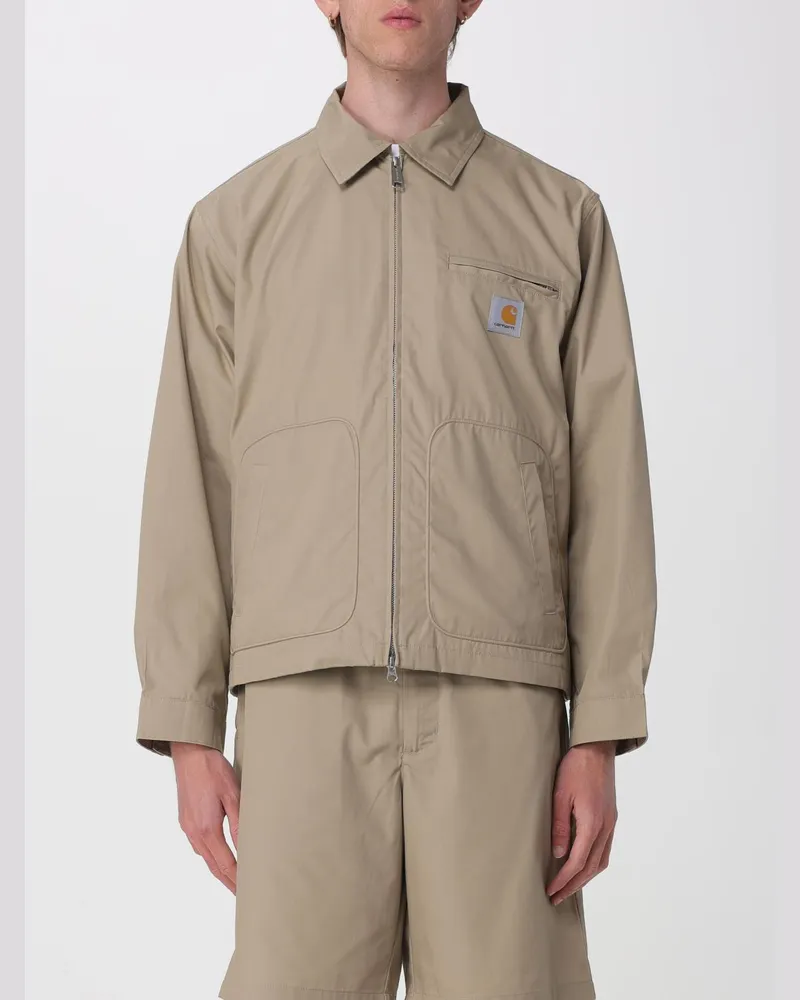 Carhartt WIP Hemdjacke aus Baumwollmischung Beige