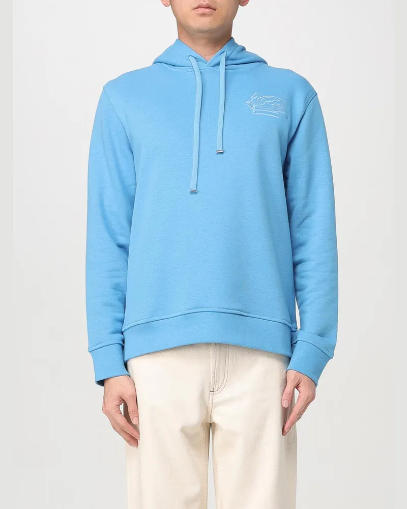 Etro Sweatshirt herren Hellblau