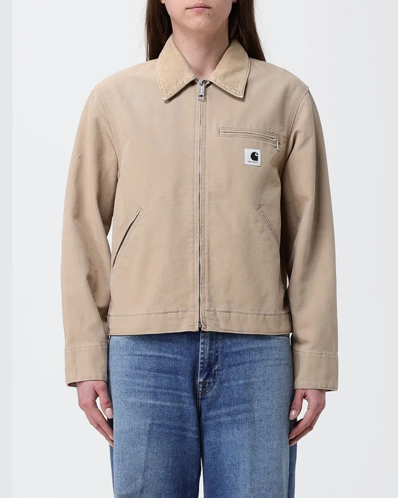 Carhartt WIP WMNS OG Detroit Jacke aus Bio-Baumwolle Beige
