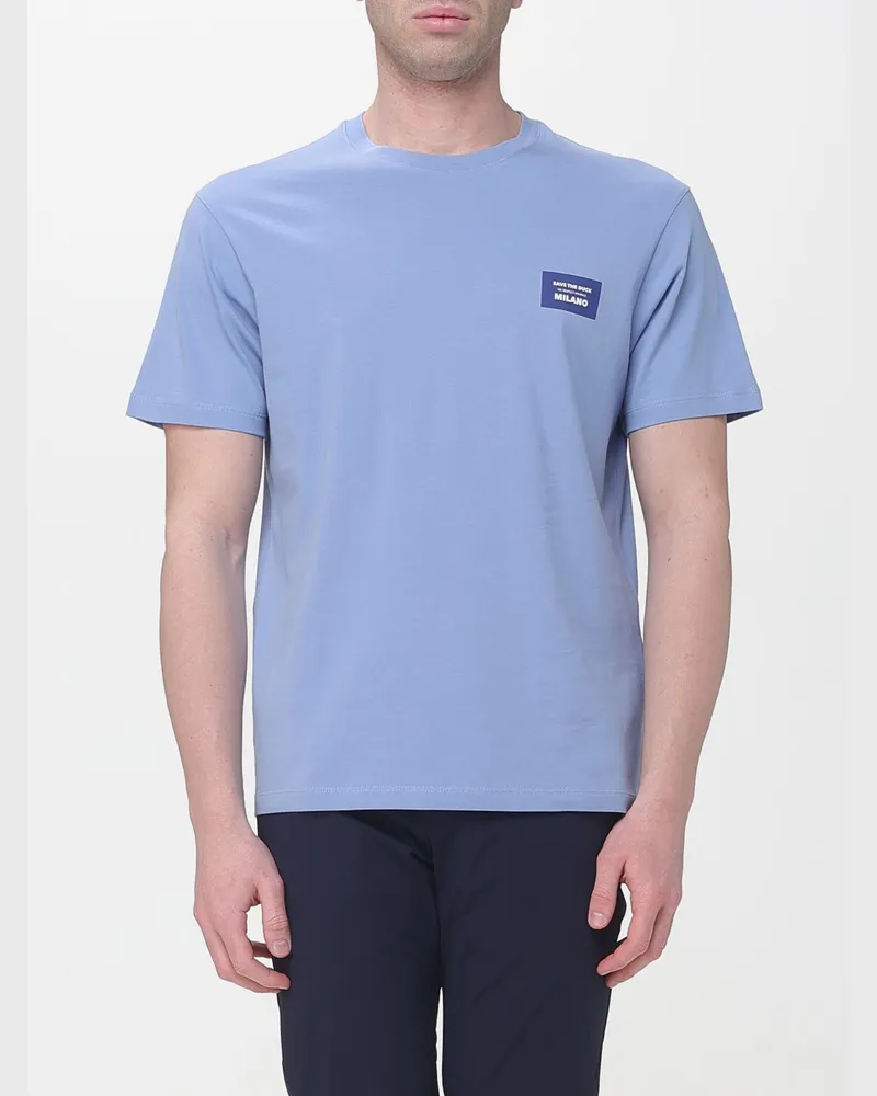 Save The Duck T-shirt herren Hellblau