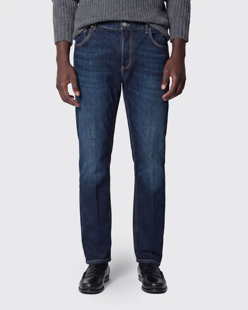 PT TORINO Five-Pocket-Jeans in Slim Fit von aus Stretch-Denim Blau