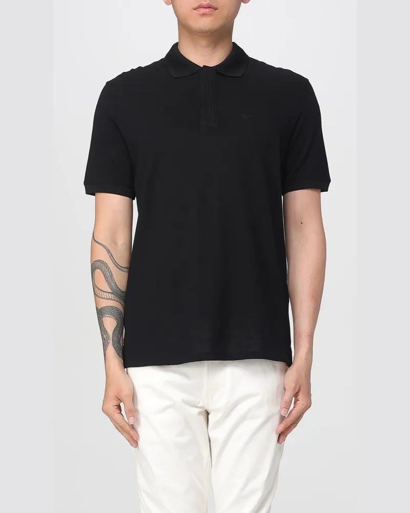 Emporio Armani Polo herren Schwarz