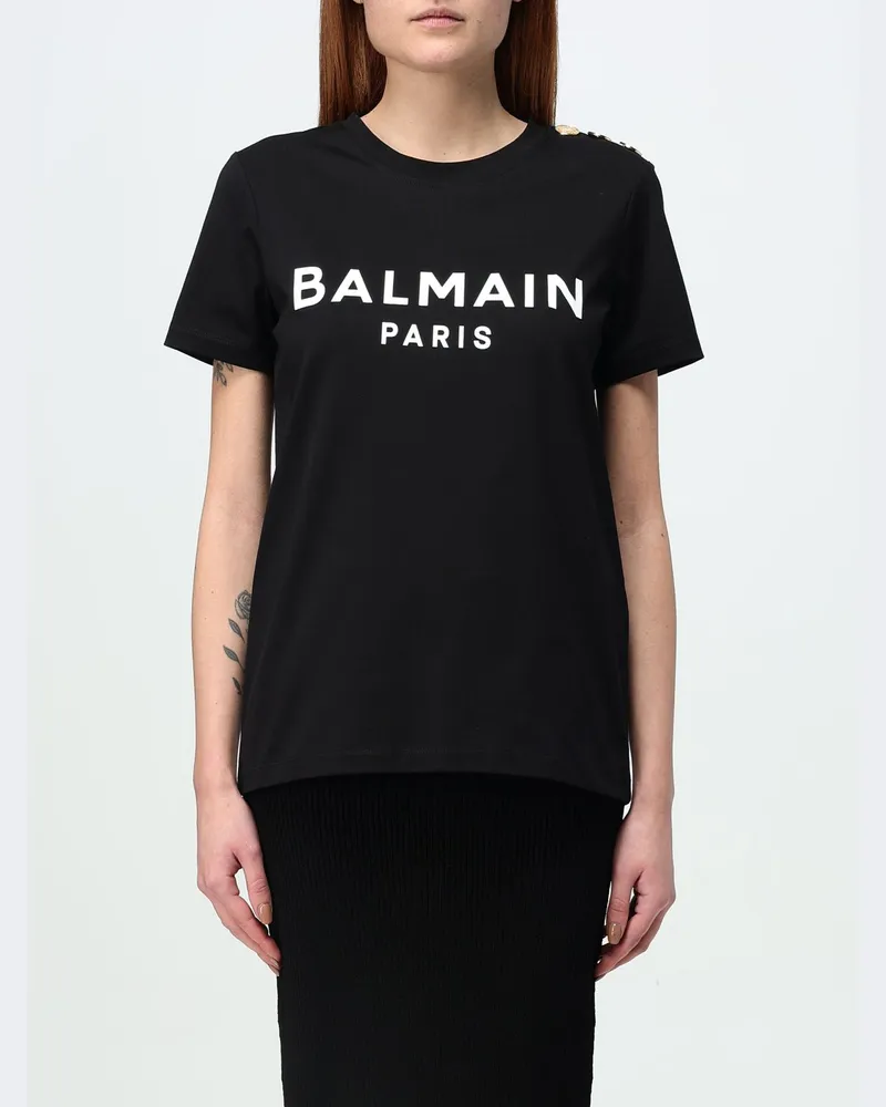 Balmain T-shirt damen Schwarz