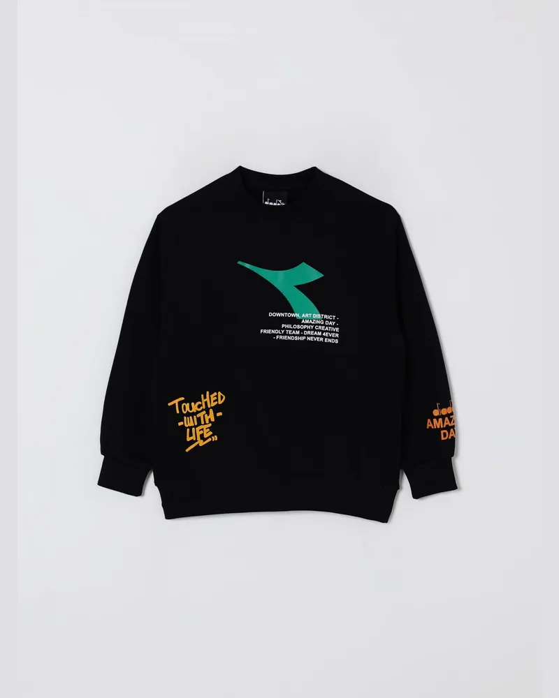 Diadora Pullover kinder Schwarz