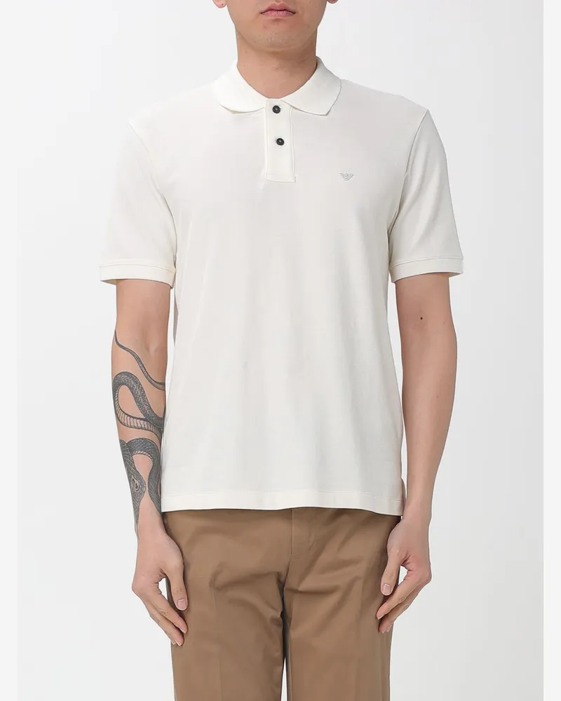 Emporio Armani Polo herren Weiß