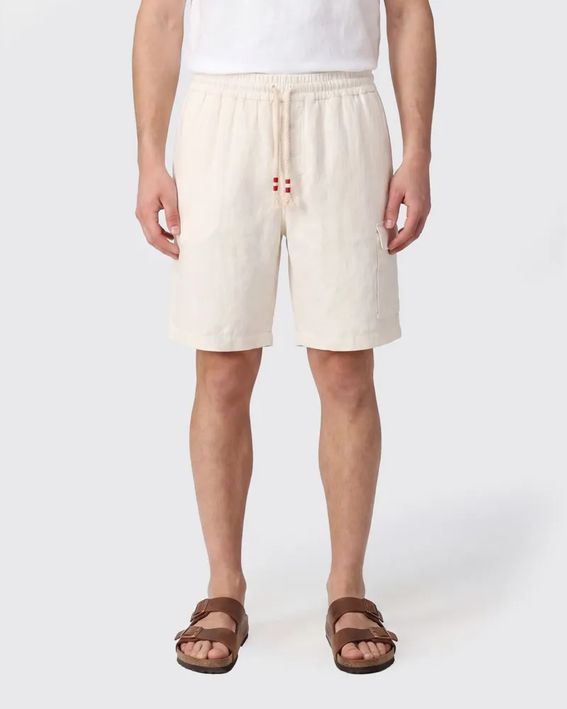 MC2 Saint Barth Cargo-Shorts aus Baumwolle Cream