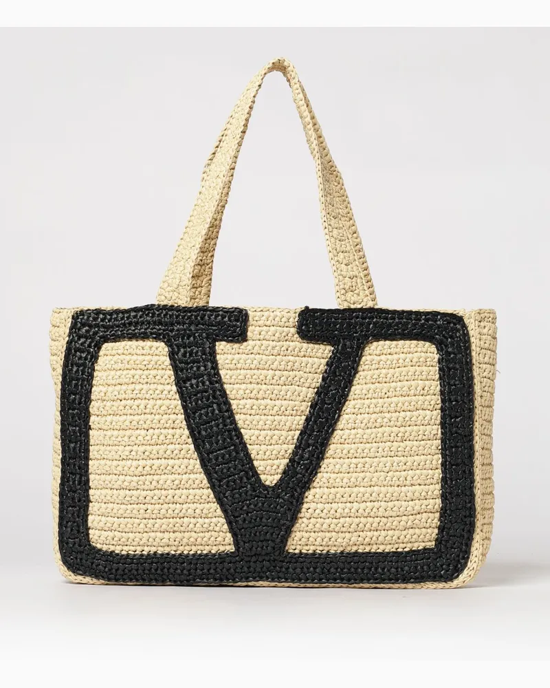 Valentino Garavani Schultertasche damen Beige