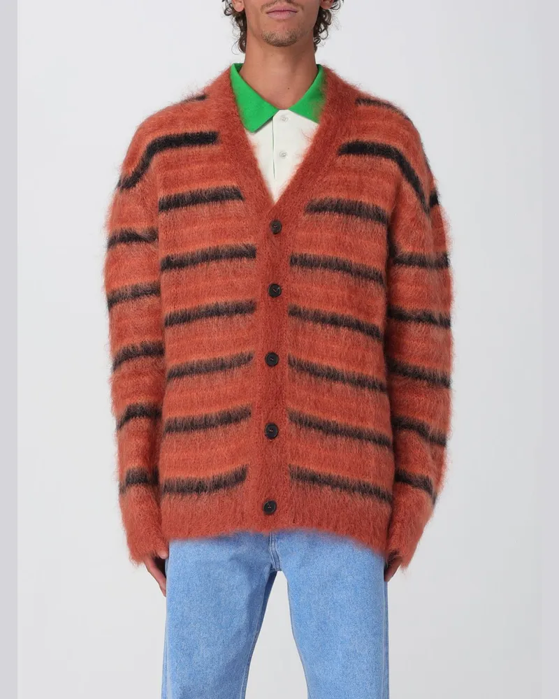 Marni Strickjacke herren Orange