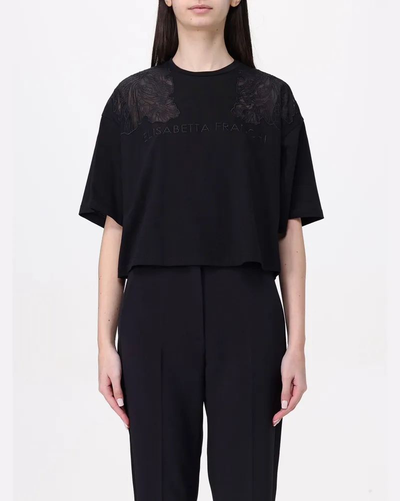 Elisabetta Franchi T-shirt damen Schwarz