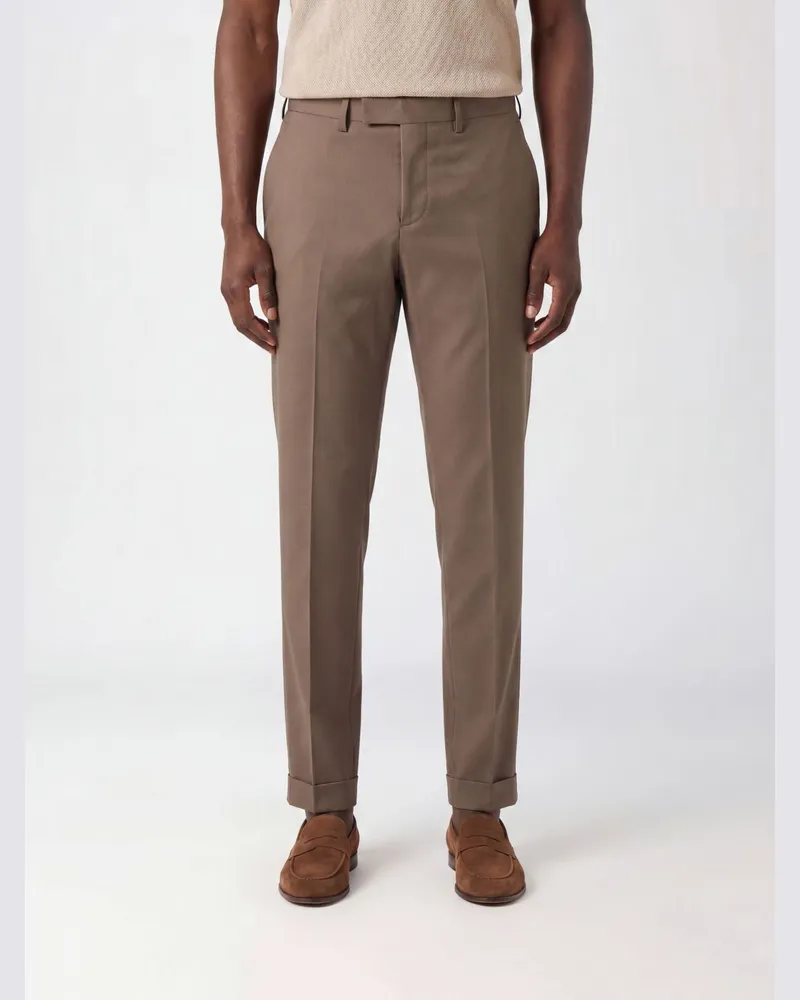Pantaloni Torino Chino-Hose aus Stretch-Baumwolle Grün