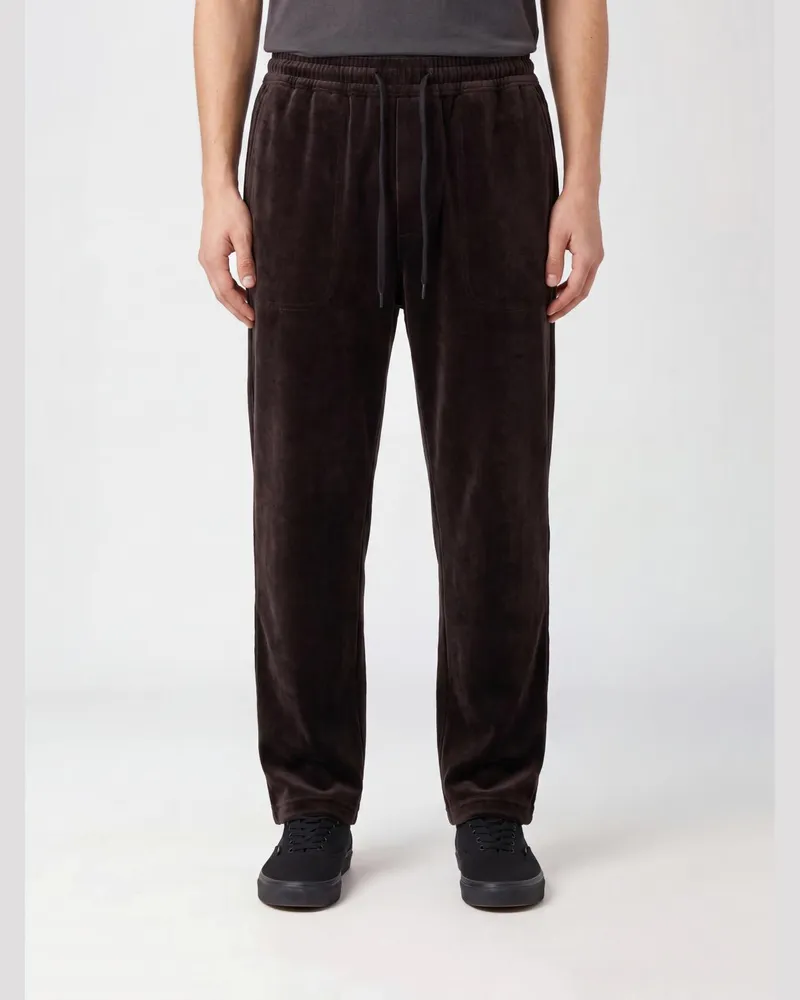 Y-3 Samthose mit Kordelzug in der Taille und Seitentaschen Schwarz