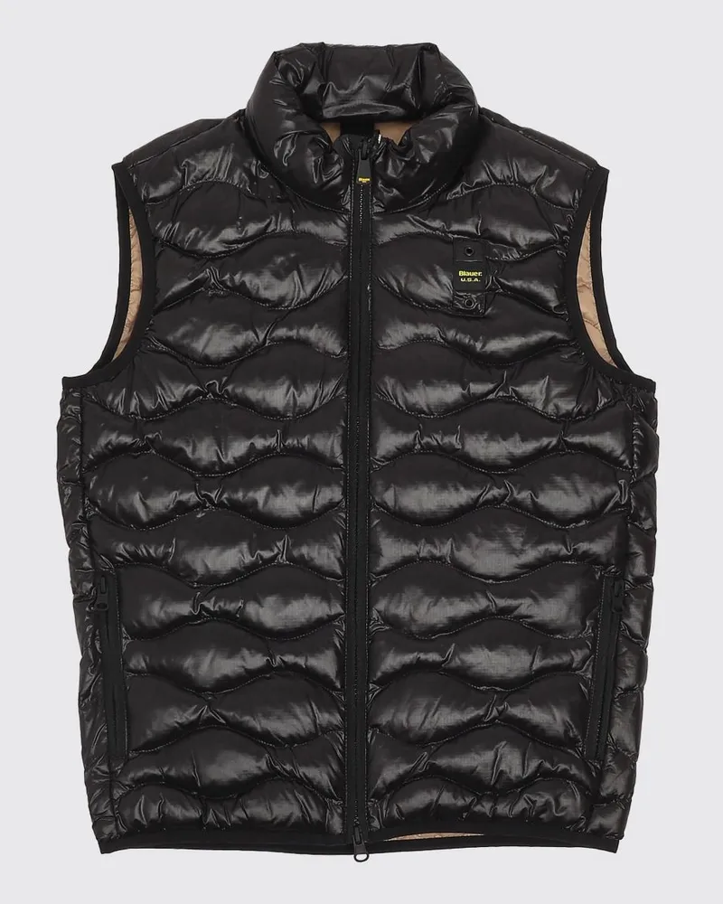 Blauer Weste kinder Schwarz