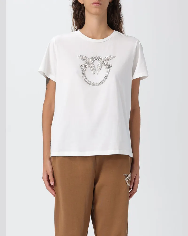 Pinko T-shirt damen Weiß