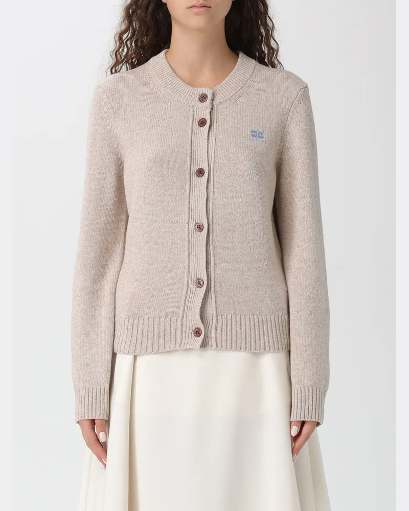 Ganni Strickjacke damen Beige