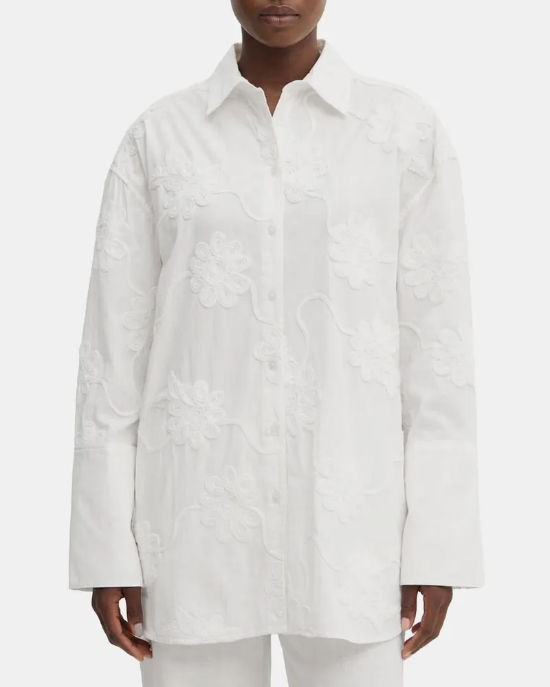 ROTATE Birger Christensen Hemdbluse damen Weiß