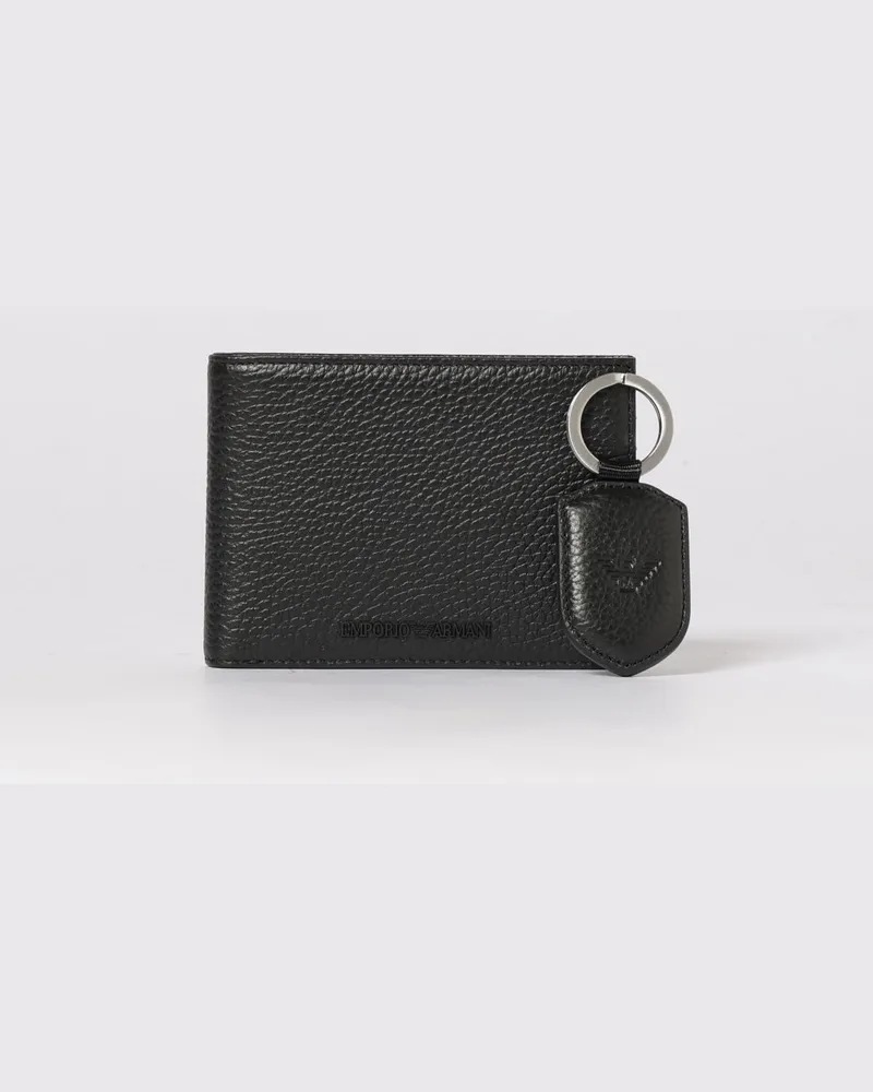 Emporio Armani Portemonnaie herren Schwarz