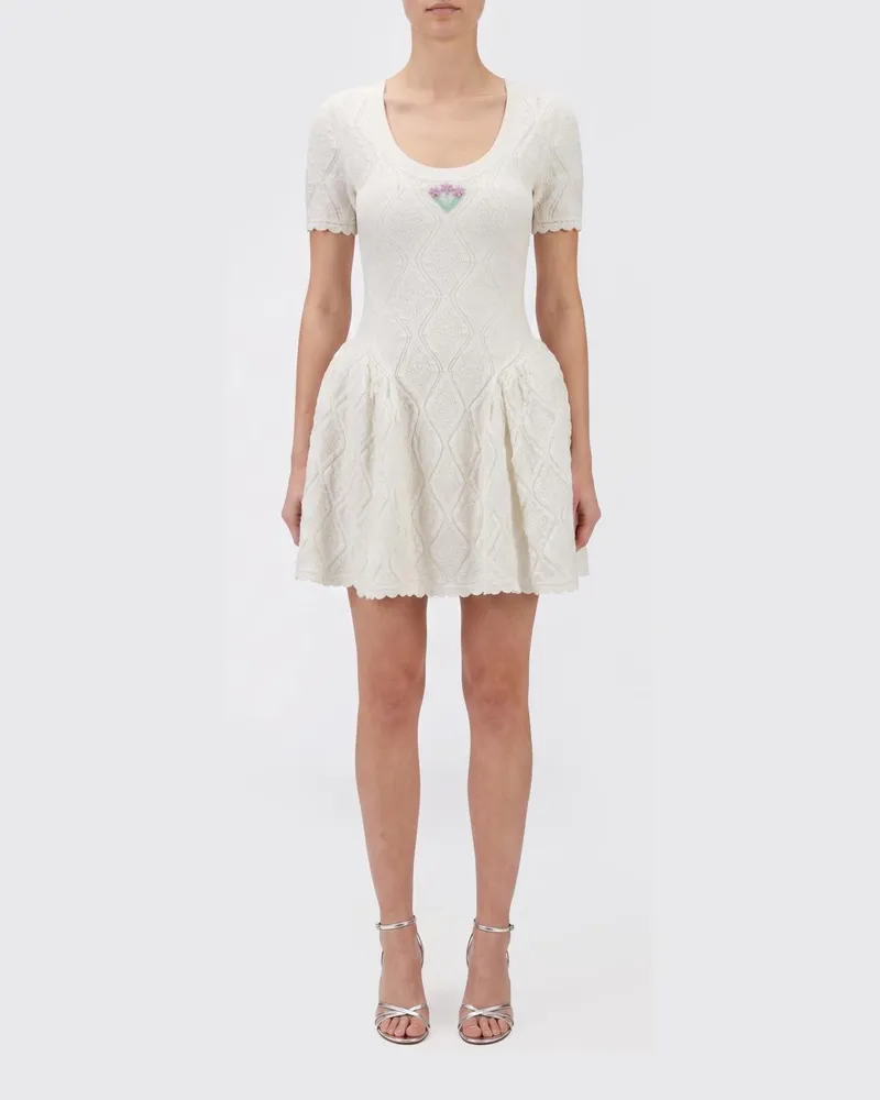 Self-Portrait Kleid damen Weiß