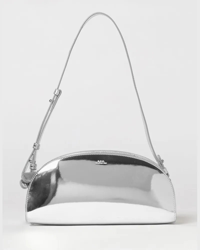 A.P.C. Handtasche damen Silber