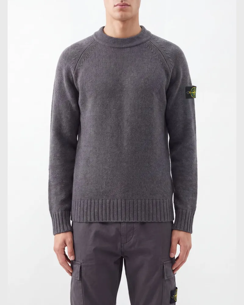 Stone Island Pullover herren Grau