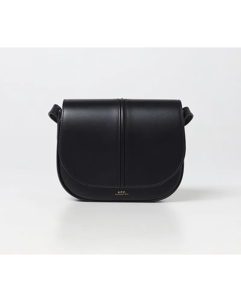 A.P.C. Schultertasche Schwarz