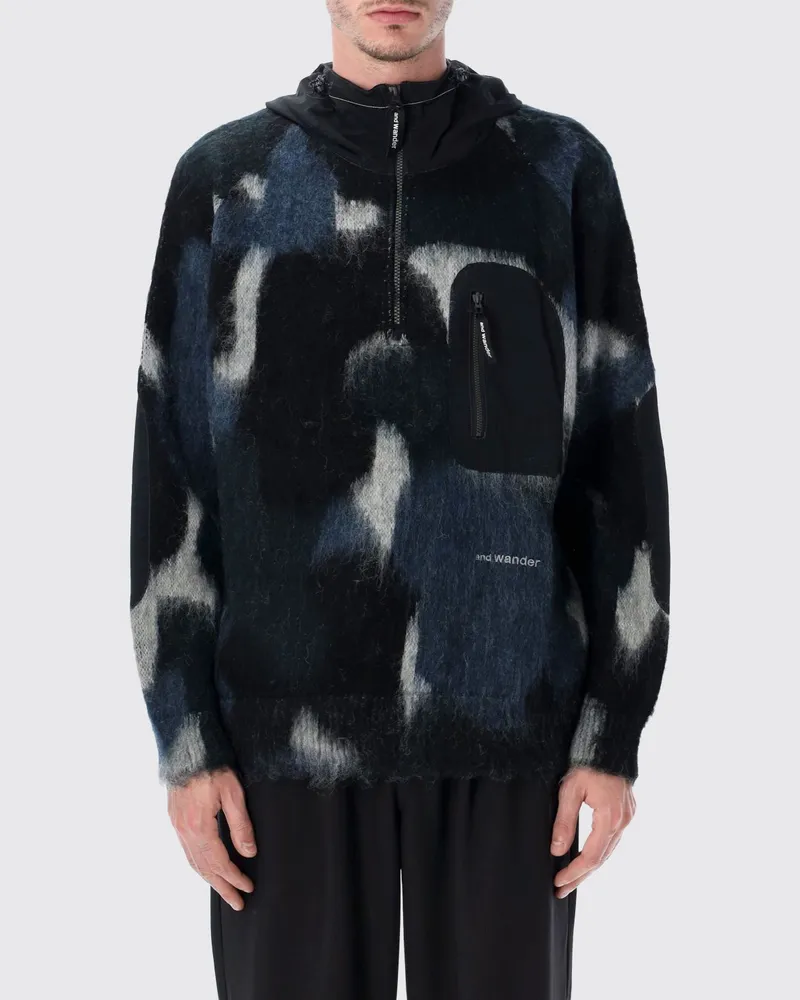 and wander Pullover herren Schwarz