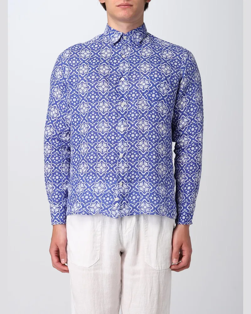 PENINSULA Hemd herren Blau