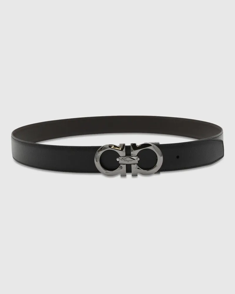 Ferragamo Grtel herren Schwarz