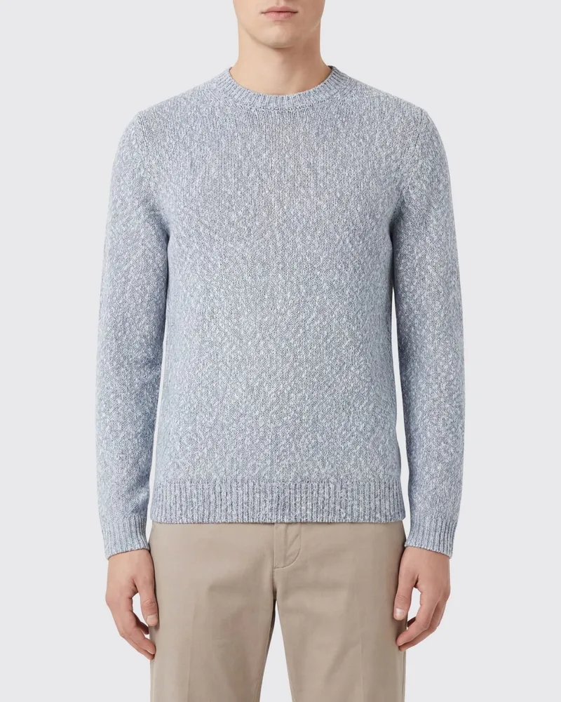 Zanone Pullover herren Hellblau