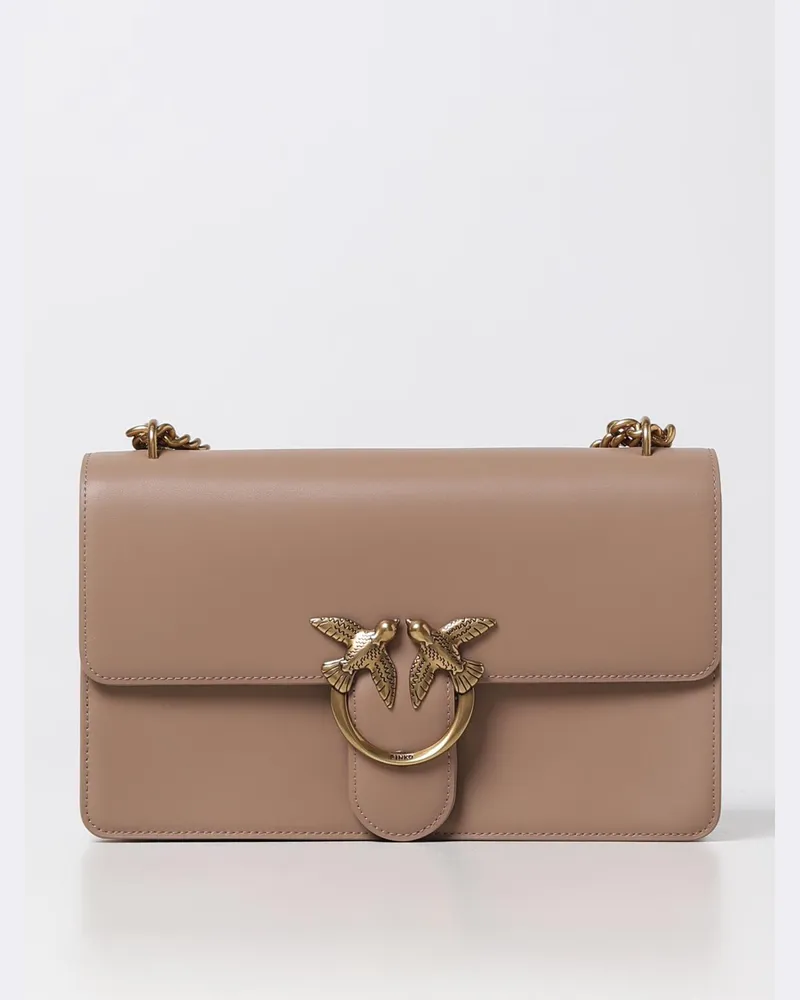 Pinko Schultertasche damen Beige