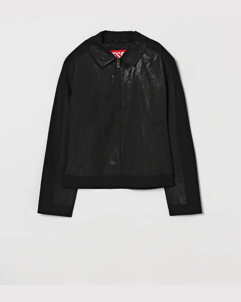 Diesel Mantel kinder Schwarz