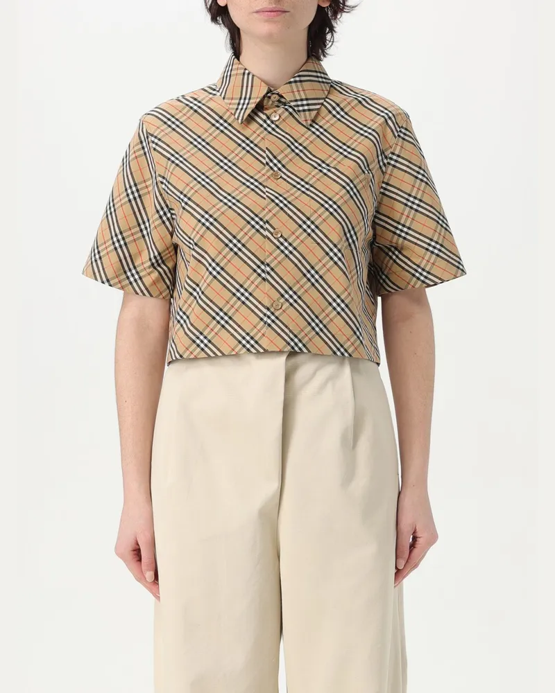 Burberry Hemdbluse damen Nude