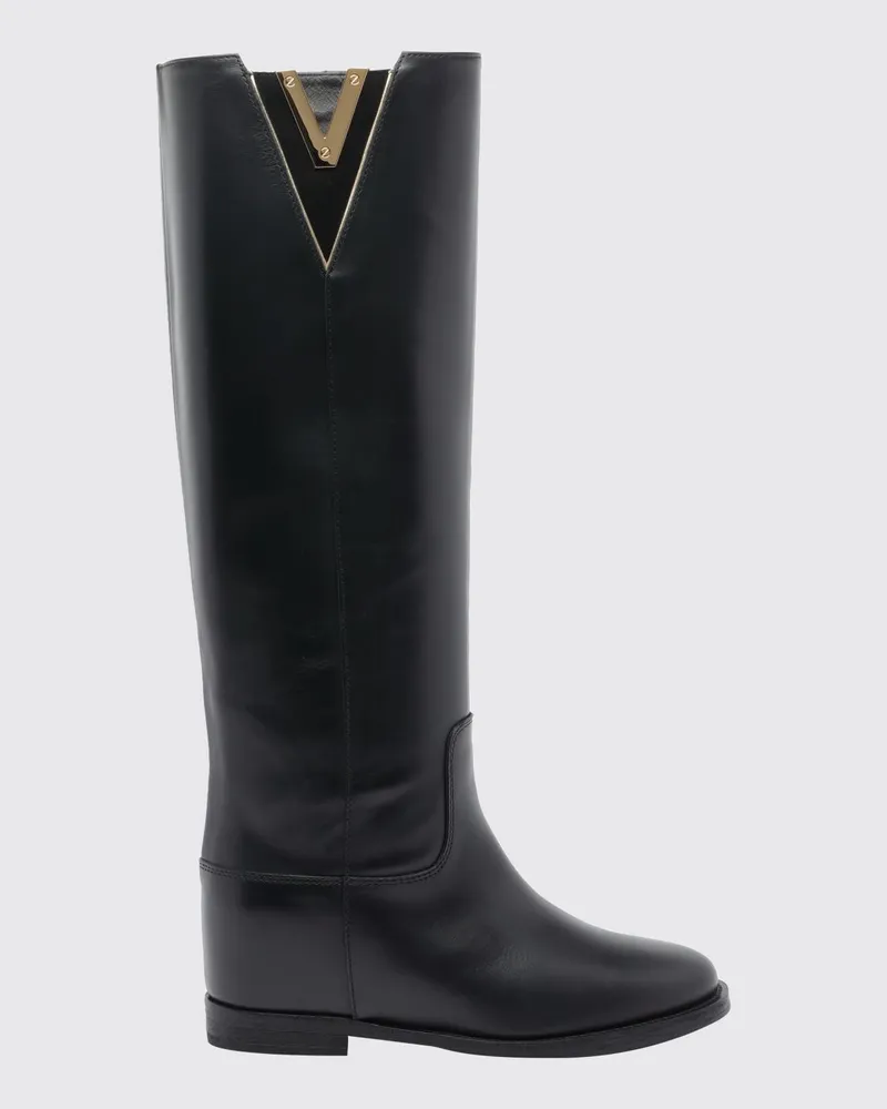 Via Roma 15 Stiefel damen Schwarz