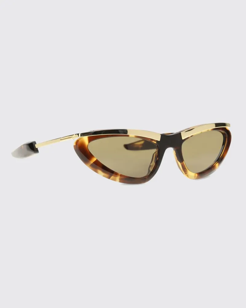 Bottega Veneta Sonnenbrille aus Acetat und Metall Gold