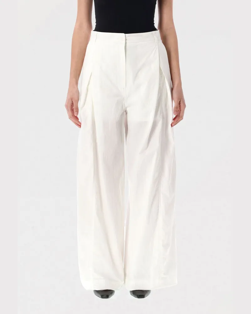 LOW CLASSIC Hose damen Weiß