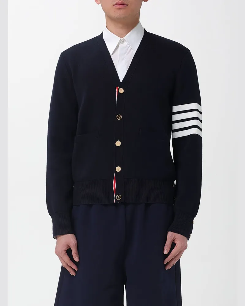 Thom Browne Strickjacke herren Blau